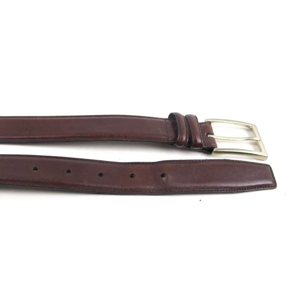 Men's Warehous BROWN GENUINE LEATHER 1 1/4
